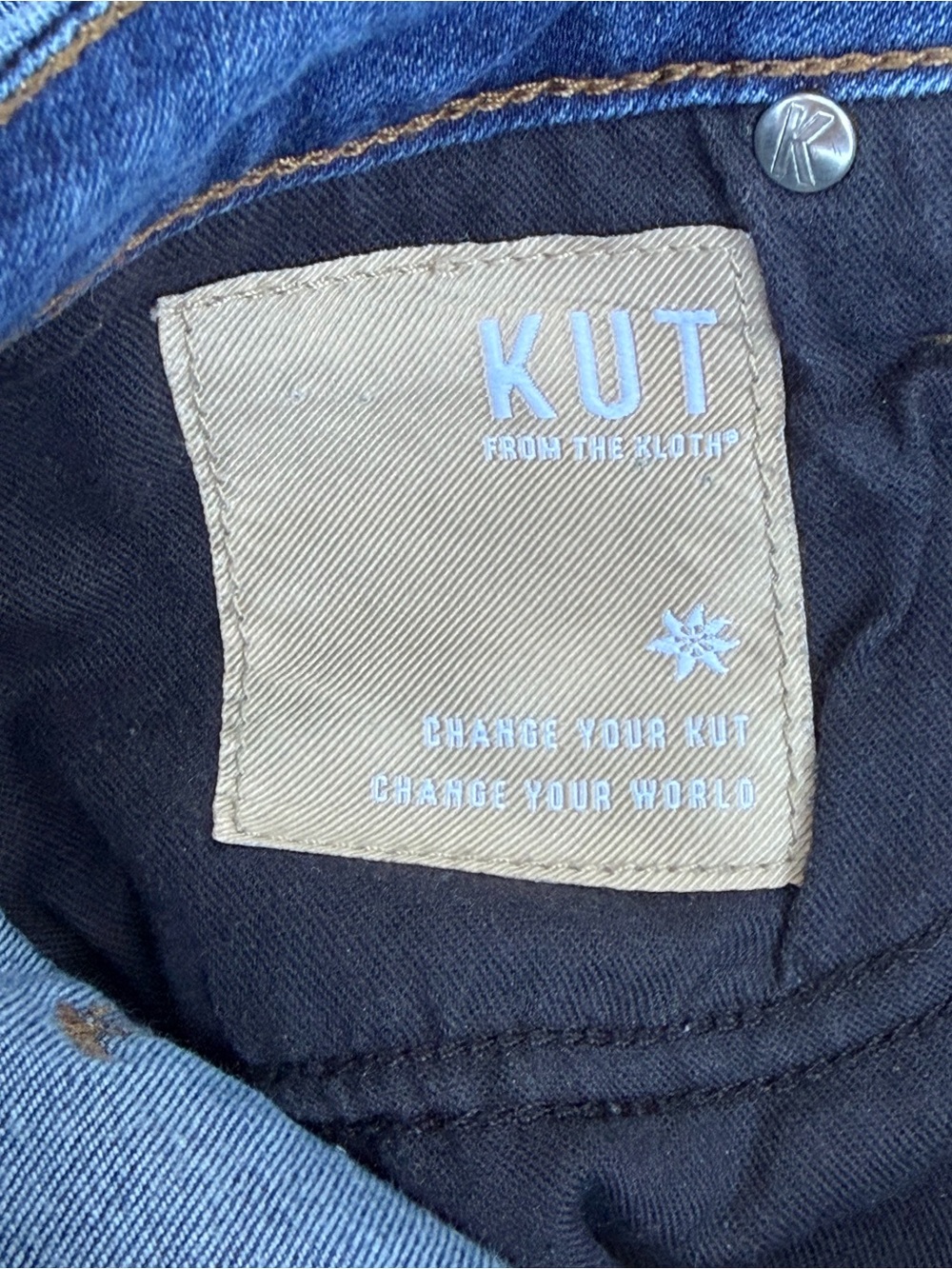 Kut From The Kloth Margo Wide Leg Jeans High Rise Dark Wash Size 6 - Picture 6 of 9